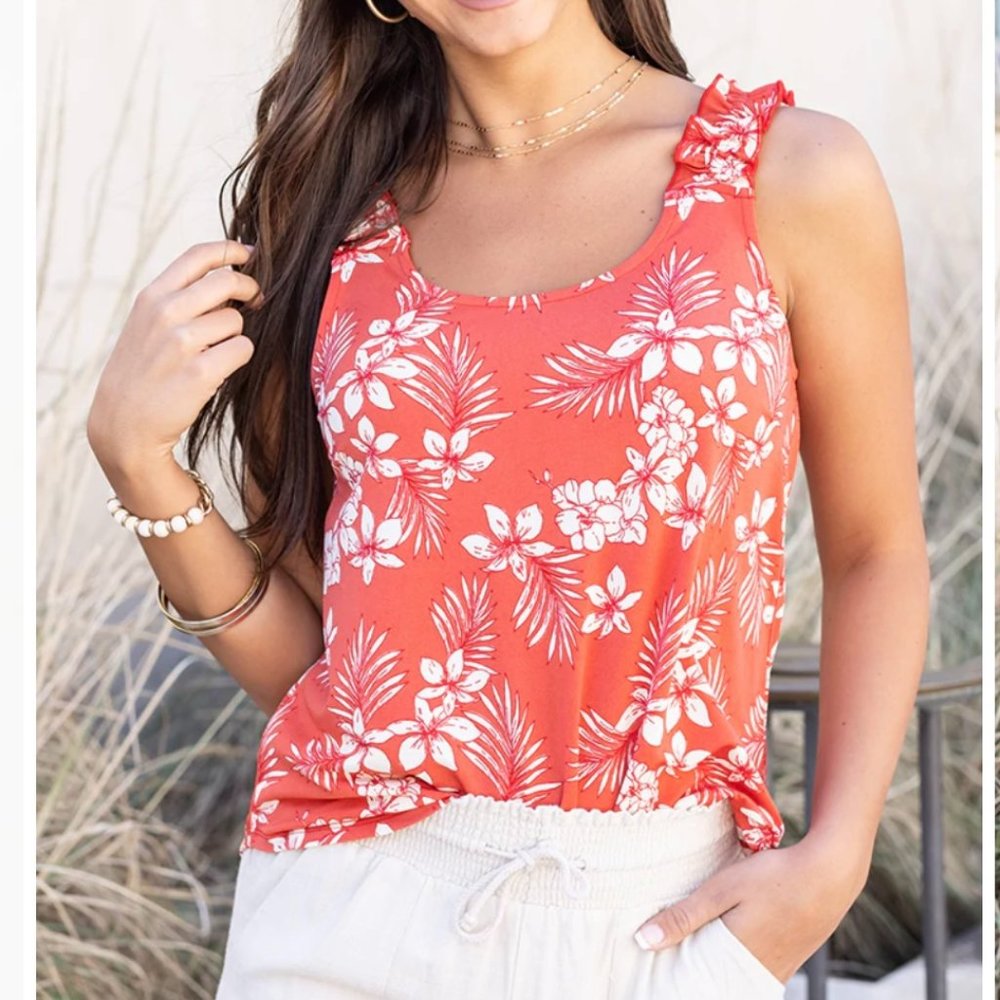 NEW Ruffle Strap Tank
